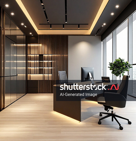 Stock Photo Office Interior Design Project 2602560287 1