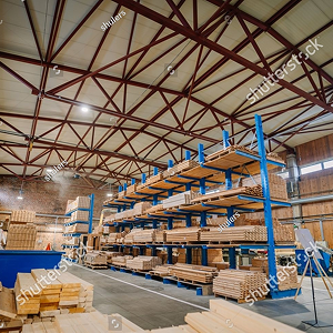 Stock Photo Malpils Latvia October Interior Of A Spacious And Well Organized Wood Workshop Or 2407621823 1